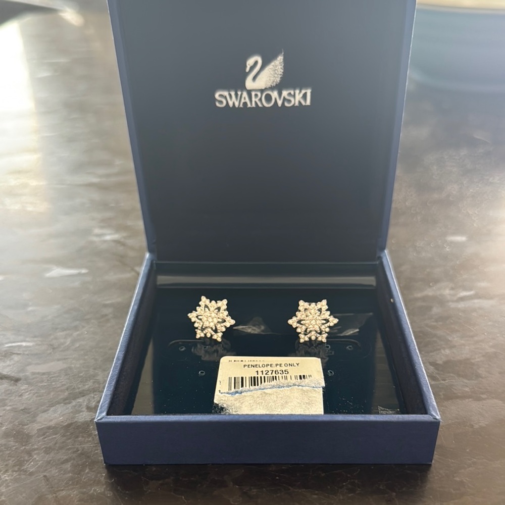 Swarovski Silver Earrings